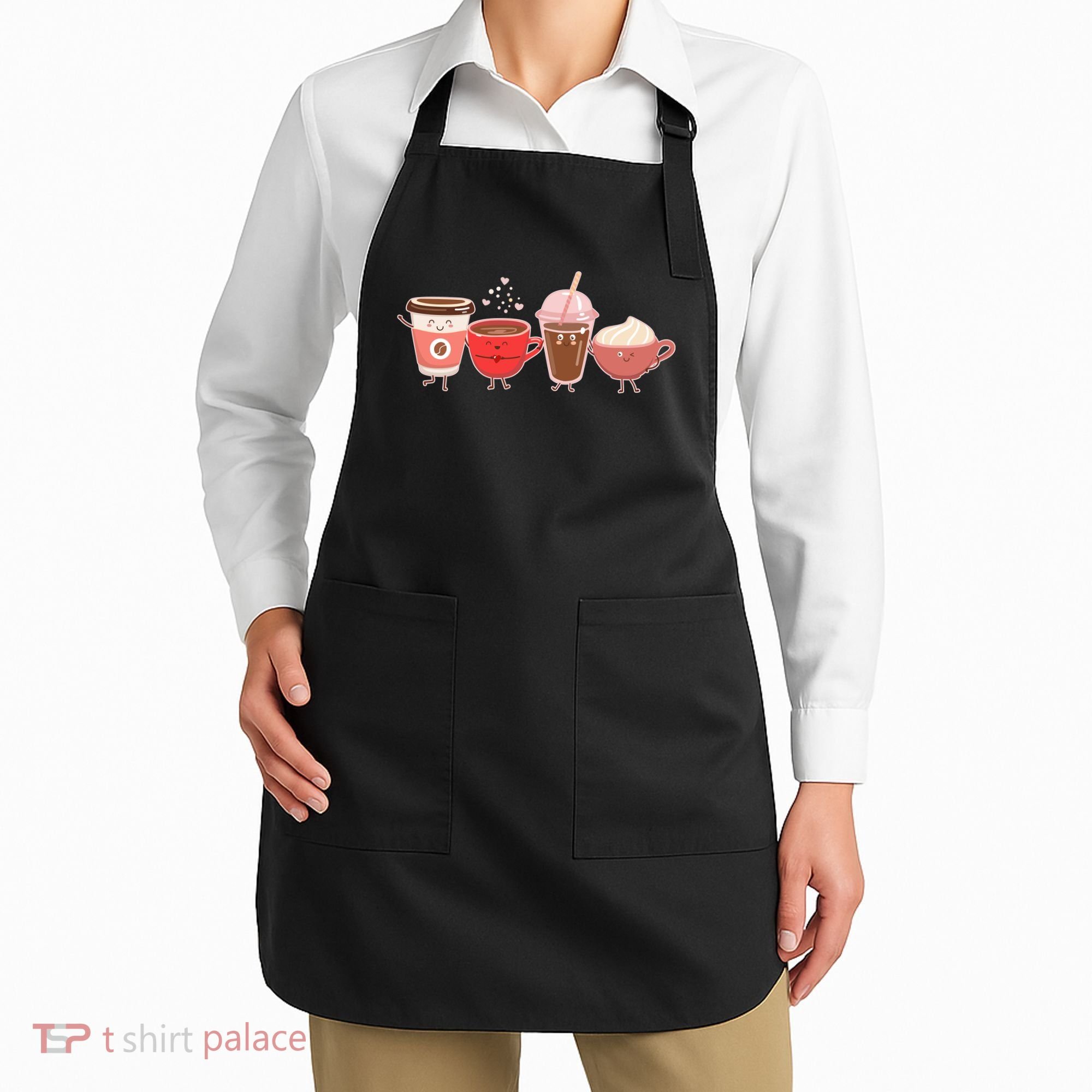 Cute Valentine Day Coffee Lover Apron