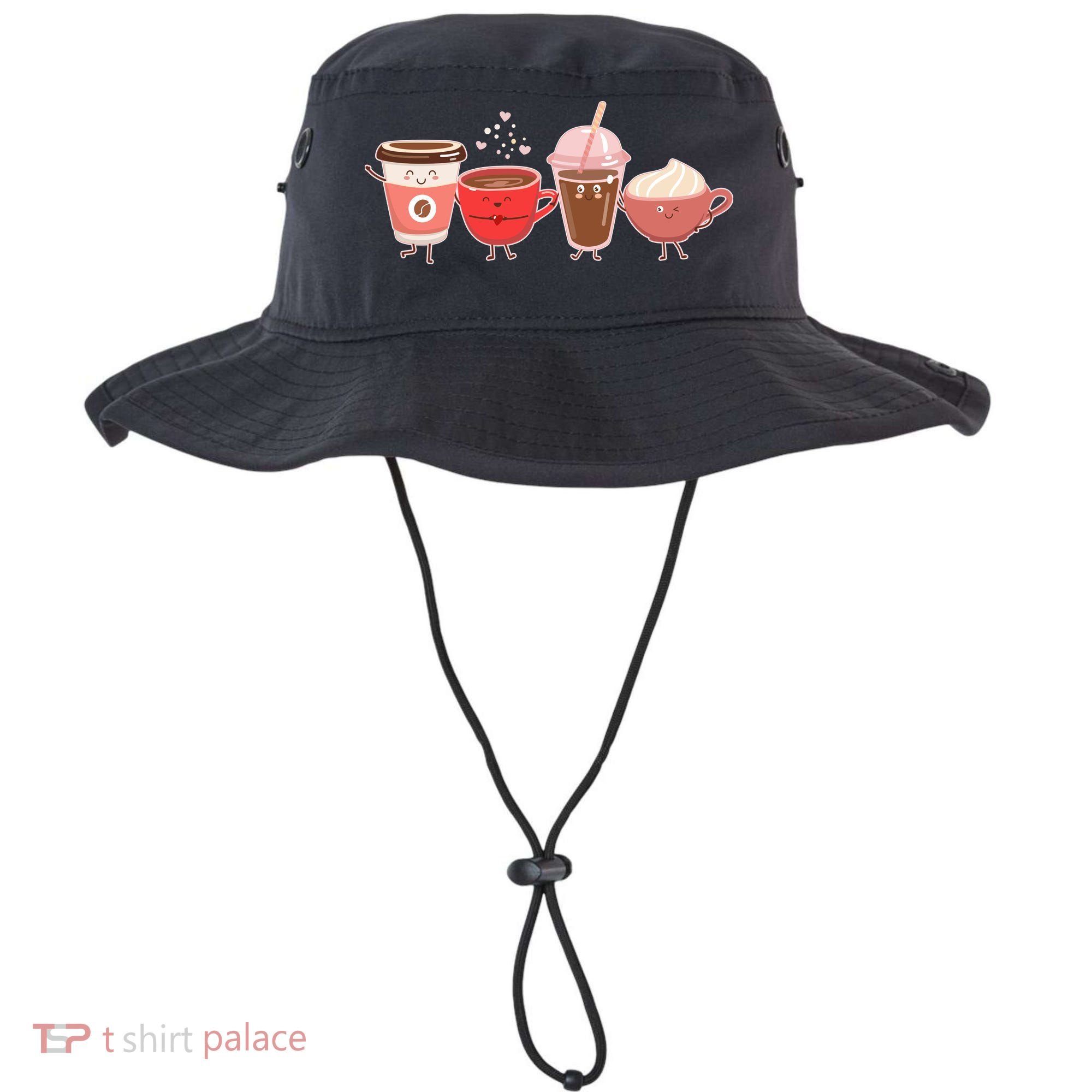 Cute Valentine Day Coffee Lover Bucket Hat