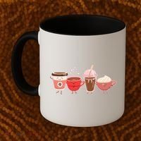 Cute Valentine Day Coffee Lover Coffee Mug thumb 2