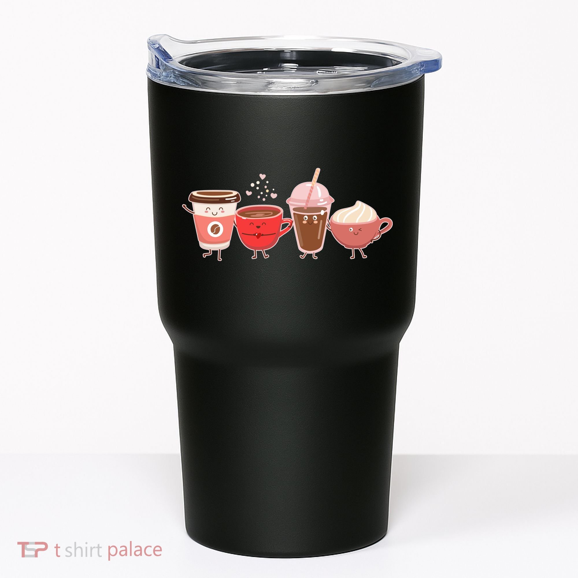 Cute Valentine Day Coffee Lover Tumbler