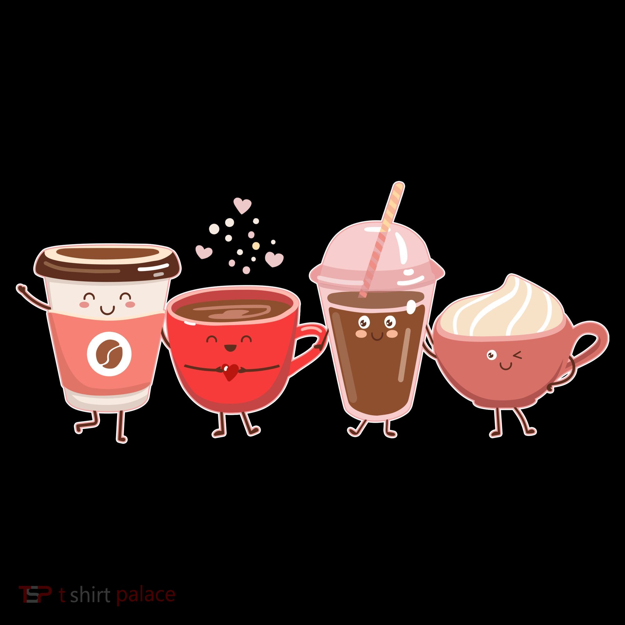 Cute Valentine Day Coffee Lover Mousepad