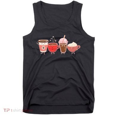 Cute Valentine Day Coffee Lover Tank Top