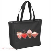 Cute Valentine Day Coffee Lover Tote Bag thumb 2