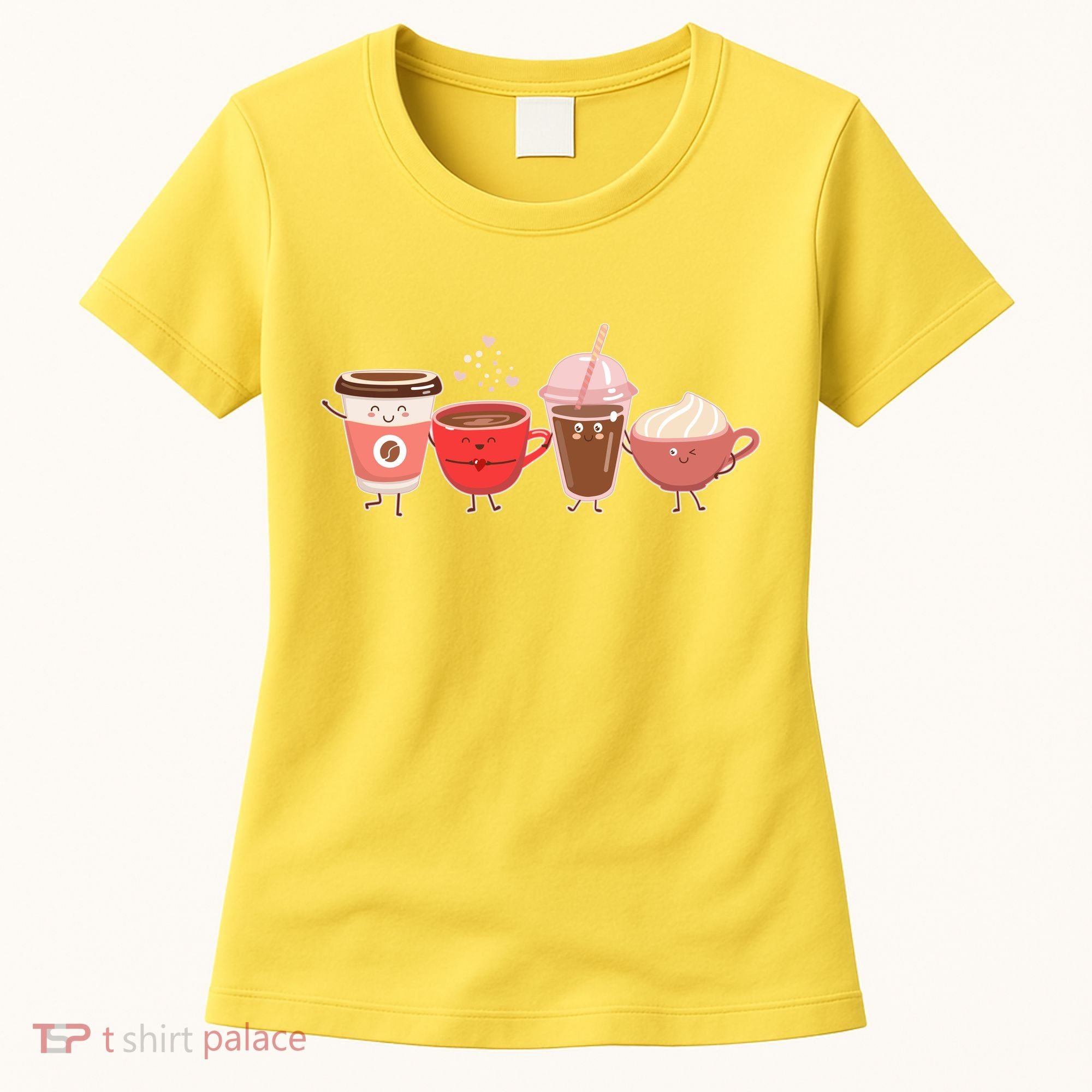 Cute Valentine Day Coffee Lover Women's T-Shirt