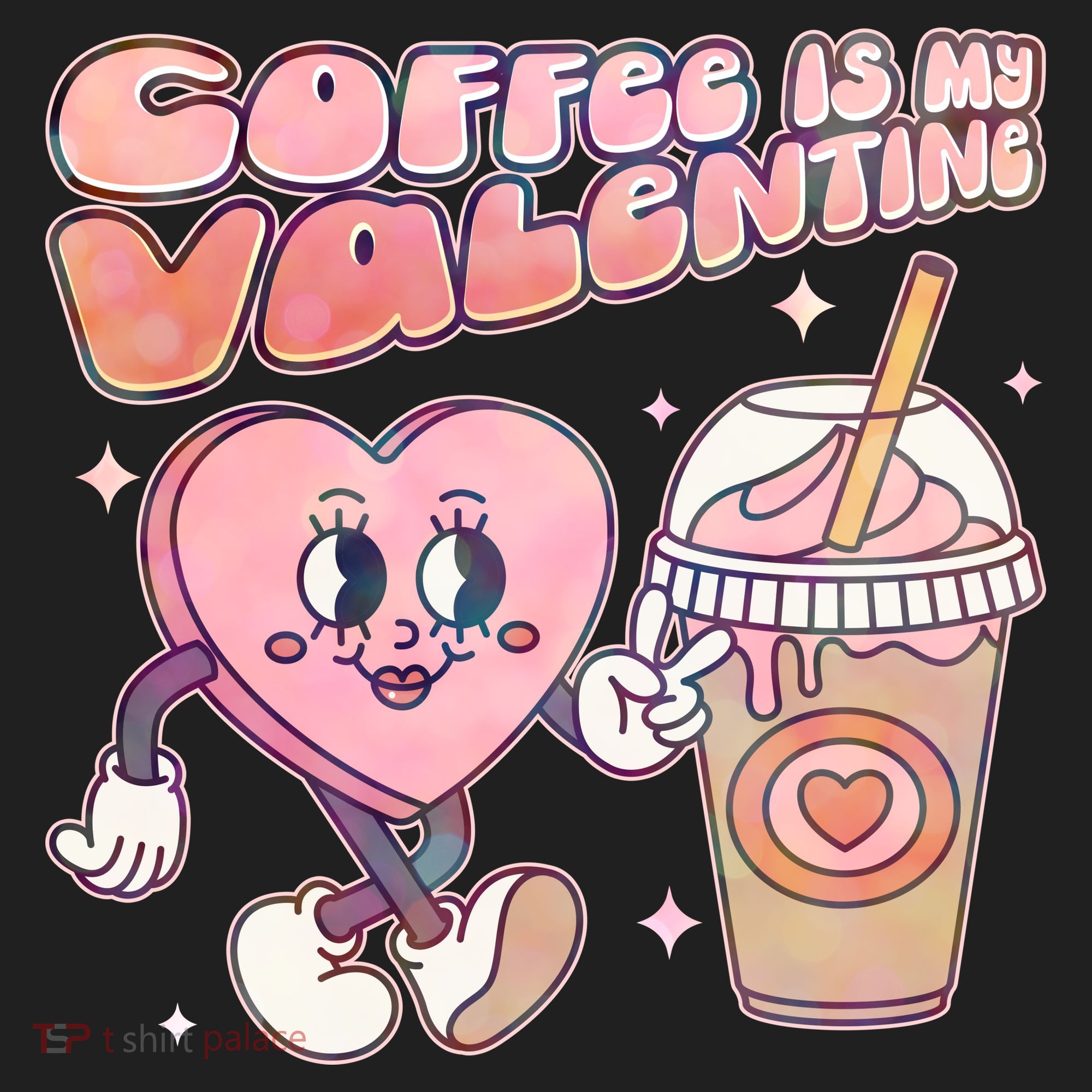 Cute Valentines Day Coffee Is My Valentine Women's Sweatshirt