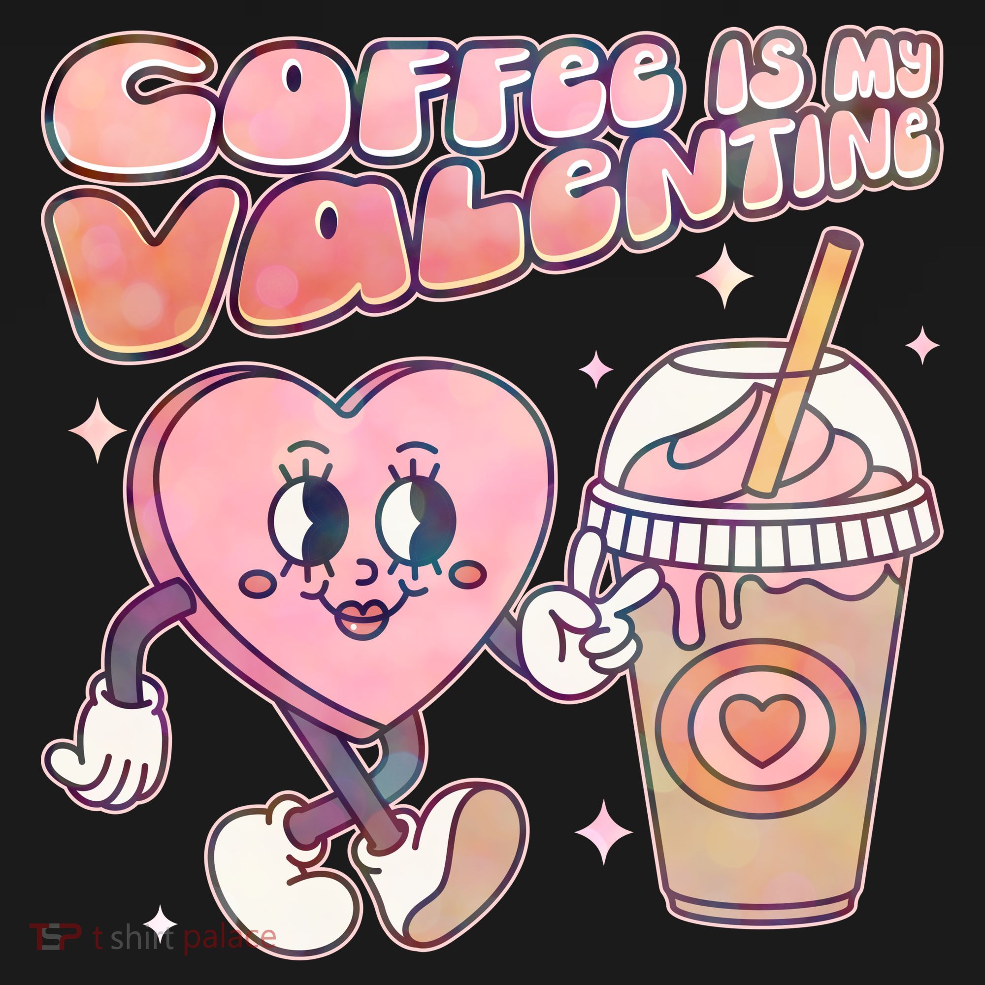 Cute Valentines Day Coffee Is My Valentine Coaster