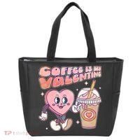 Cute Valentines Day Coffee Is My Valentine Tote Bag thumb 0