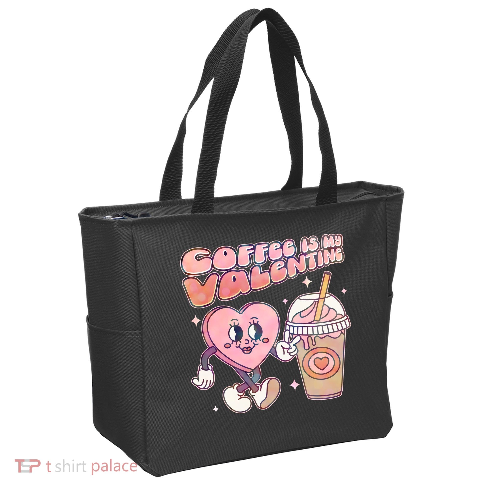 Cute Valentines Day Coffee Is My Valentine Tote Bag