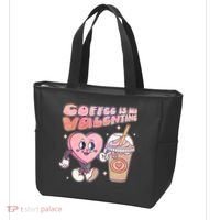 Cute Valentines Day Coffee Is My Valentine Tote Bag thumb 3