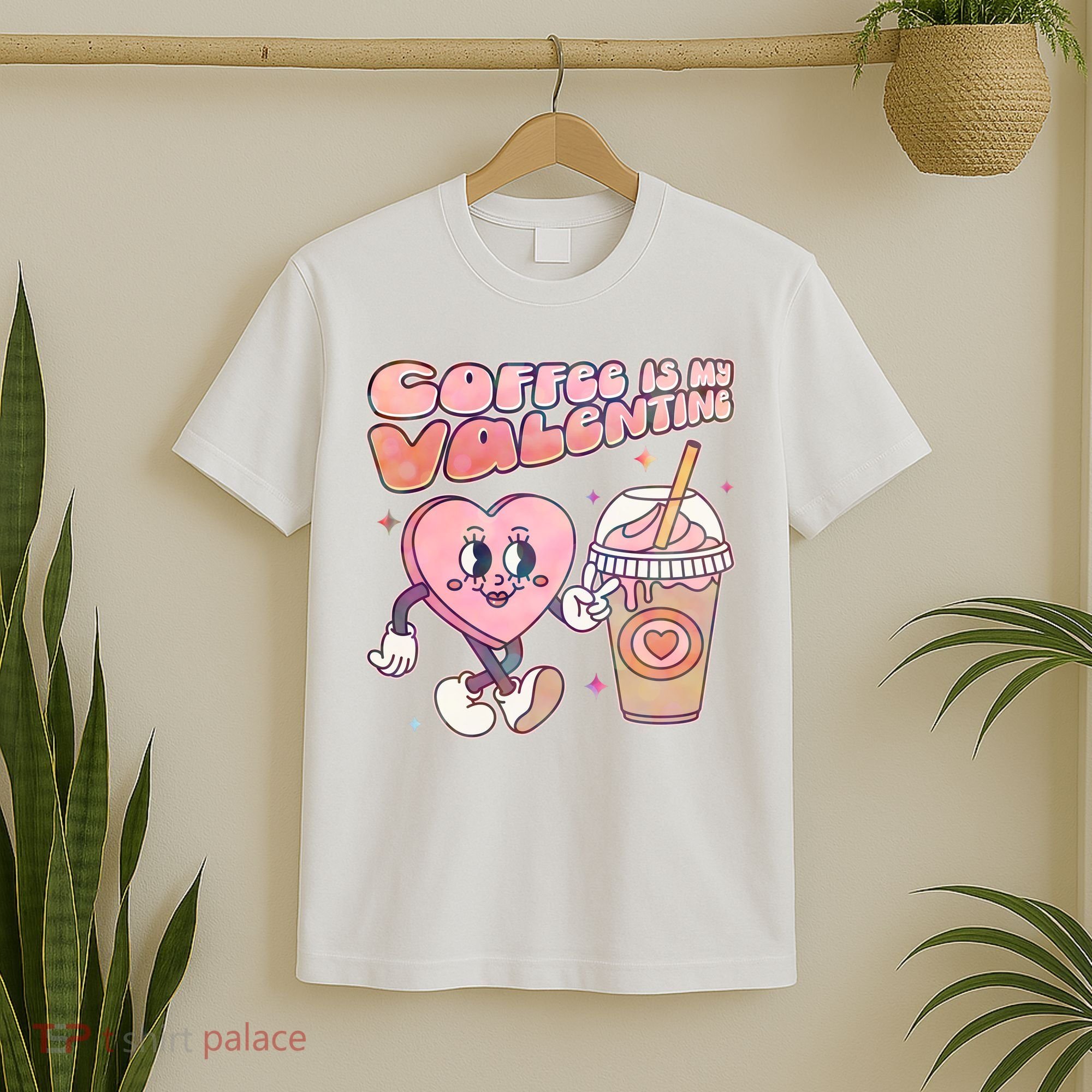 Cute Valentines Day Coffee Is My Valentine T-Shirt