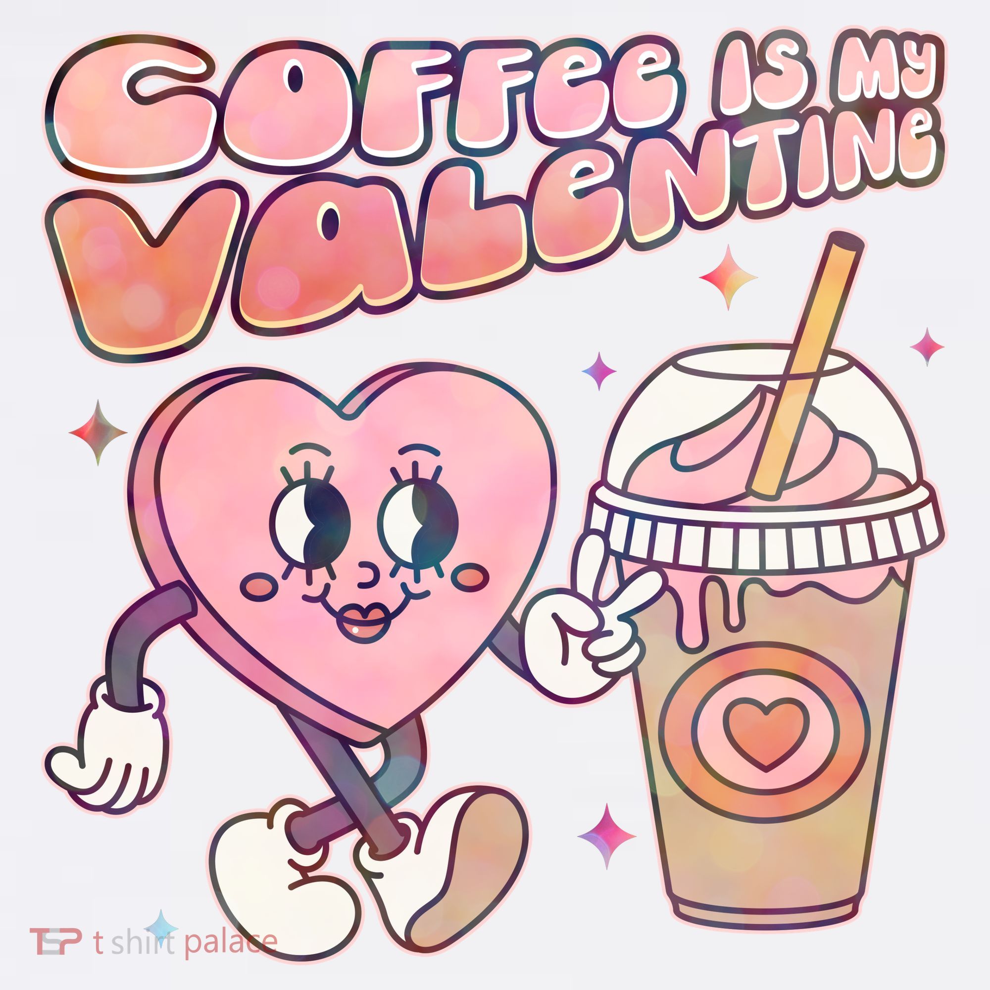 Cute Valentines Day Coffee Is My Valentine Mousepad