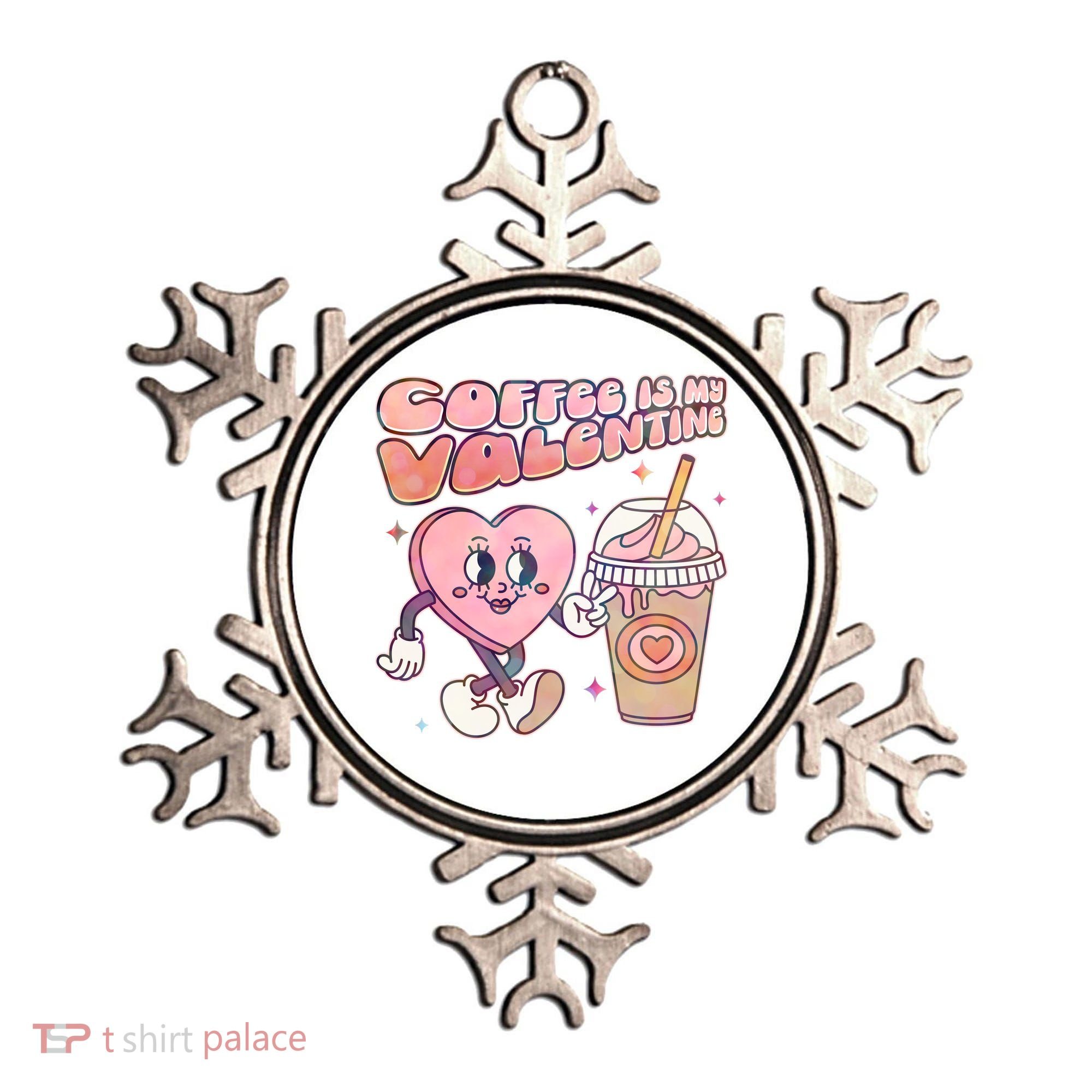 Cute Valentines Day Coffee Is My Valentine Ornament