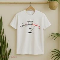 Cool Vintage DB Level VU Meter Music Bass Lover T-Shirt thumb 2