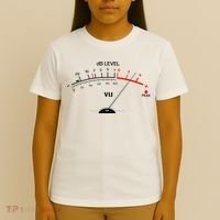 Cool Vintage DB Level VU Meter Music Bass Lover T-Shirt thumb 4