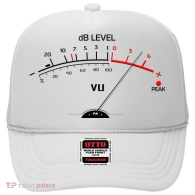 Cool Vintage DB Level VU Meter Music Bass Lover Hat