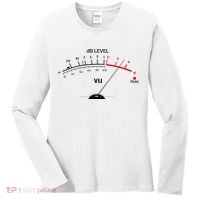 Cool Vintage DB Level VU Meter Music Bass Lover Women's Long Sleeve Shirt thumb 0