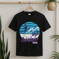 Cervinia Valle DAosta Italy Ski Resort Snowboarding T-Shirt thumb 2