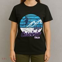 Cervinia Valle DAosta Italy Ski Resort Snowboarding T-Shirt thumb 4