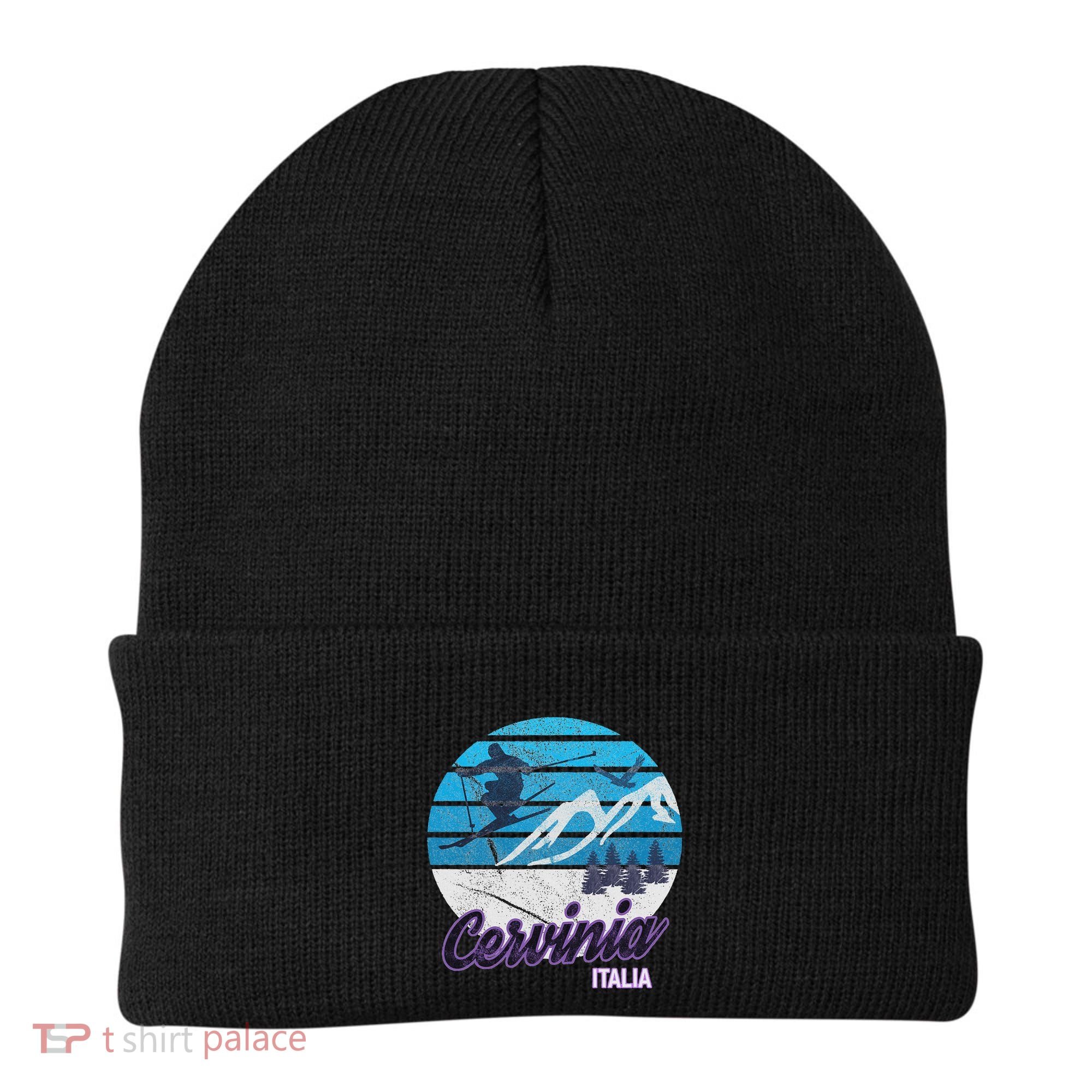 Cervinia Valle DAosta Italy Ski Resort Snowboarding Beanie