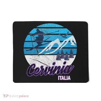 Cervinia Valle DAosta Italy Ski Resort Snowboarding Mousepad