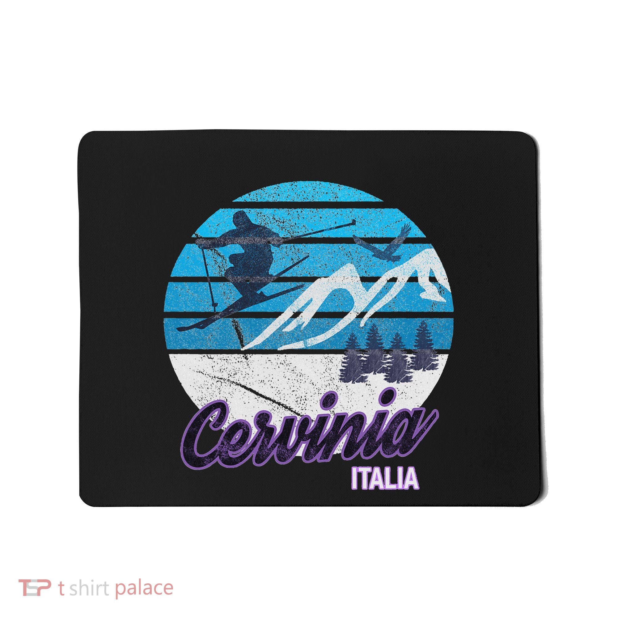 Cervinia Valle DAosta Italy Ski Resort Snowboarding Mousepad
