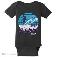Cervinia Valle DAosta Italy Ski Resort Snowboarding Baby Bodysuit thumb 0