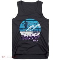 Cervinia Valle DAosta Italy Ski Resort Snowboarding Tank Top thumb 0