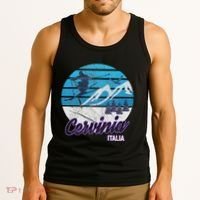 Cervinia Valle DAosta Italy Ski Resort Snowboarding Tank Top thumb 3