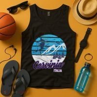 Cervinia Valle DAosta Italy Ski Resort Snowboarding Tank Top thumb 4