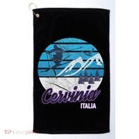 Cervinia Valle DAosta Italy Ski Resort Snowboarding Golf Towel thumb 0