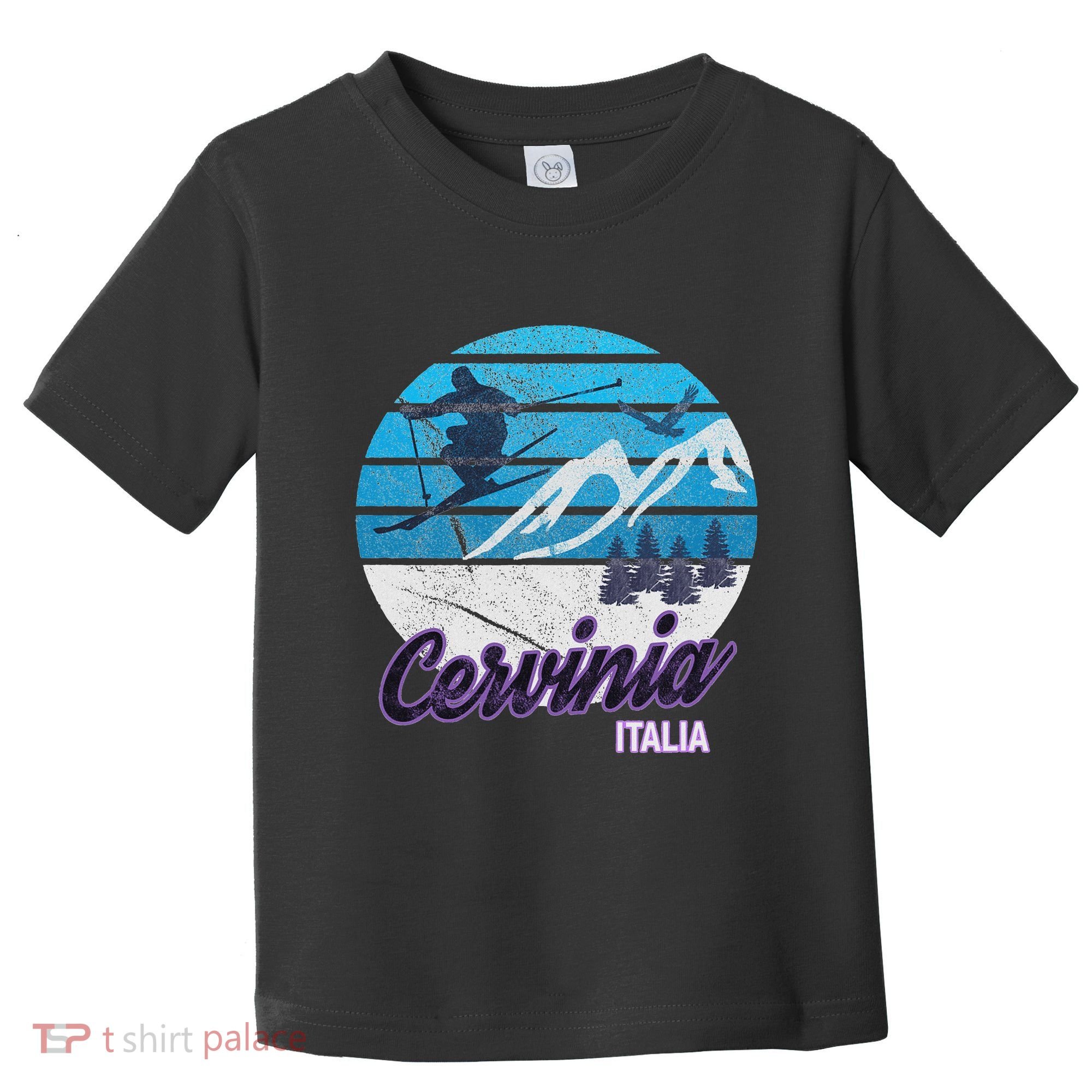 Cervinia Valle DAosta Italy Ski Resort Snowboarding Toddler T-Shirt