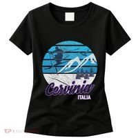 Cervinia Valle DAosta Italy Ski Resort Snowboarding Women's T-Shirt thumb 0
