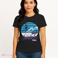 Cervinia Valle DAosta Italy Ski Resort Snowboarding Women's T-Shirt thumb 4