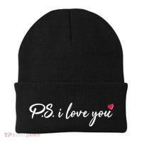 Cute Valentines Day P.S. I Love You Beanie thumb 0