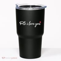 Cute Valentines Day P.S. I Love You Tumbler thumb 0