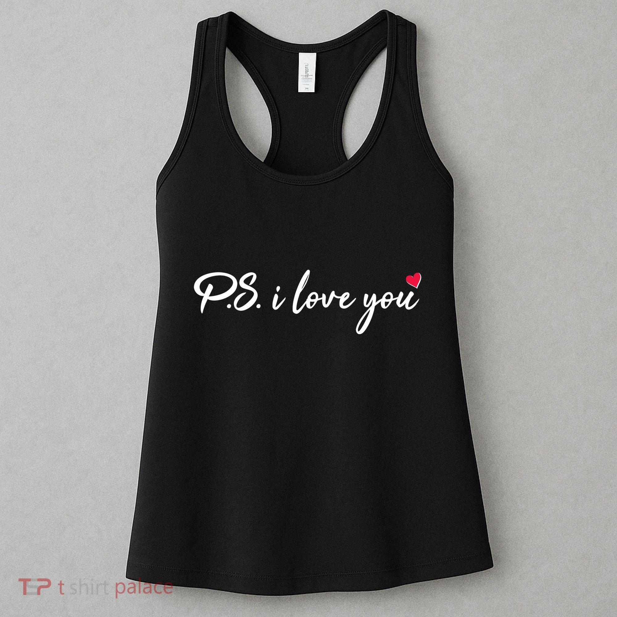 Cute Valentines Day P.S. I Love You Women's Tank Top