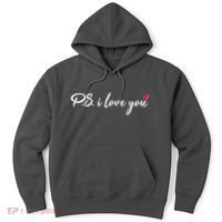Cute Valentines Day P.S. I Love You Hoodie thumb 0