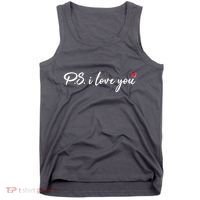 Cute Valentines Day P.S. I Love You Tank Top thumb 0
