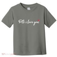 Cute Valentines Day P.S. I Love You Toddler T-Shirt thumb 0