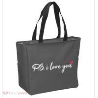 Cute Valentines Day P.S. I Love You Tote Bag thumb 2