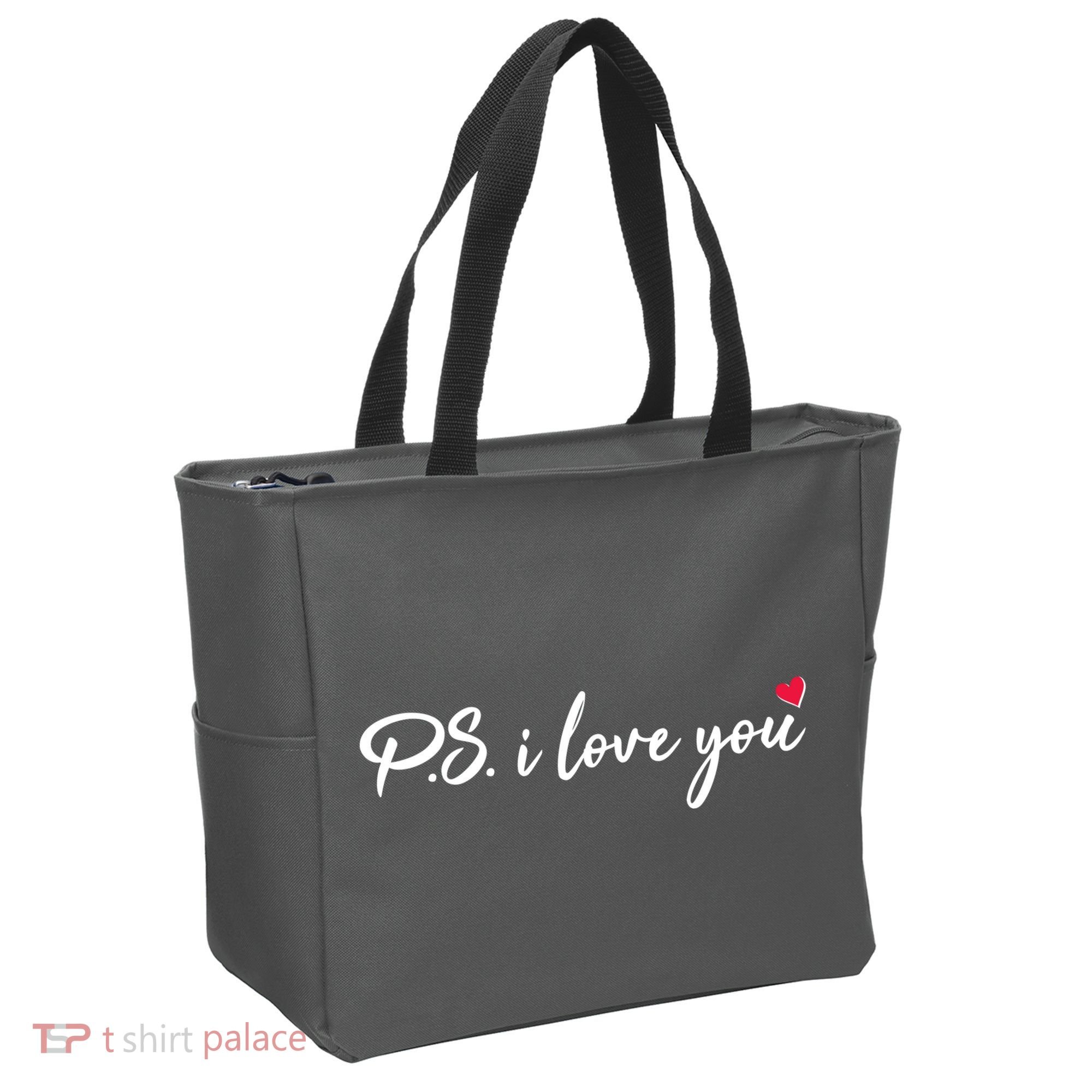 Cute Valentines Day P.S. I Love You Tote Bag