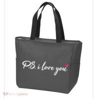 Cute Valentines Day P.S. I Love You Tote Bag thumb 3