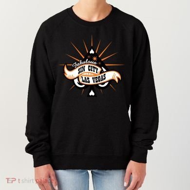 Cool Vector Design Las Vegas Sin City Women's Sweatshirt