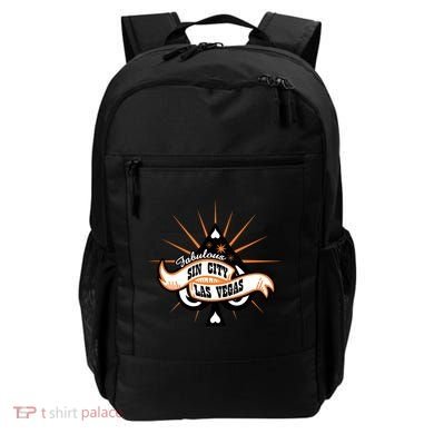 Cool Vector Design Las Vegas Sin City Backpack