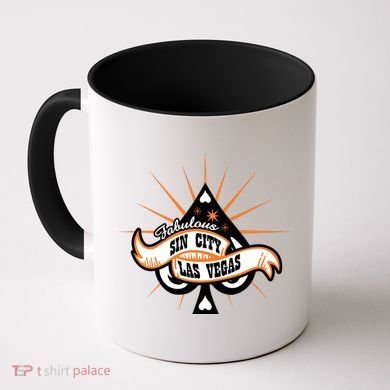 Cool Vector Design Las Vegas Sin City Coffee Mug