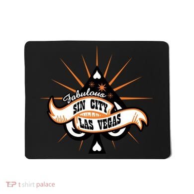 Cool Vector Design Las Vegas Sin City Mousepad