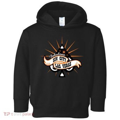 Cool Vector Design Las Vegas Sin City Toddler Hoodie