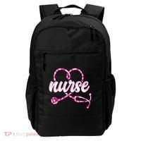Cute Valentines Day Nurse Heart Stethoscope Backpack thumb 0