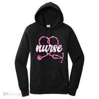 Cute Valentines Day Nurse Heart Stethoscope Women's Hoodie thumb 0