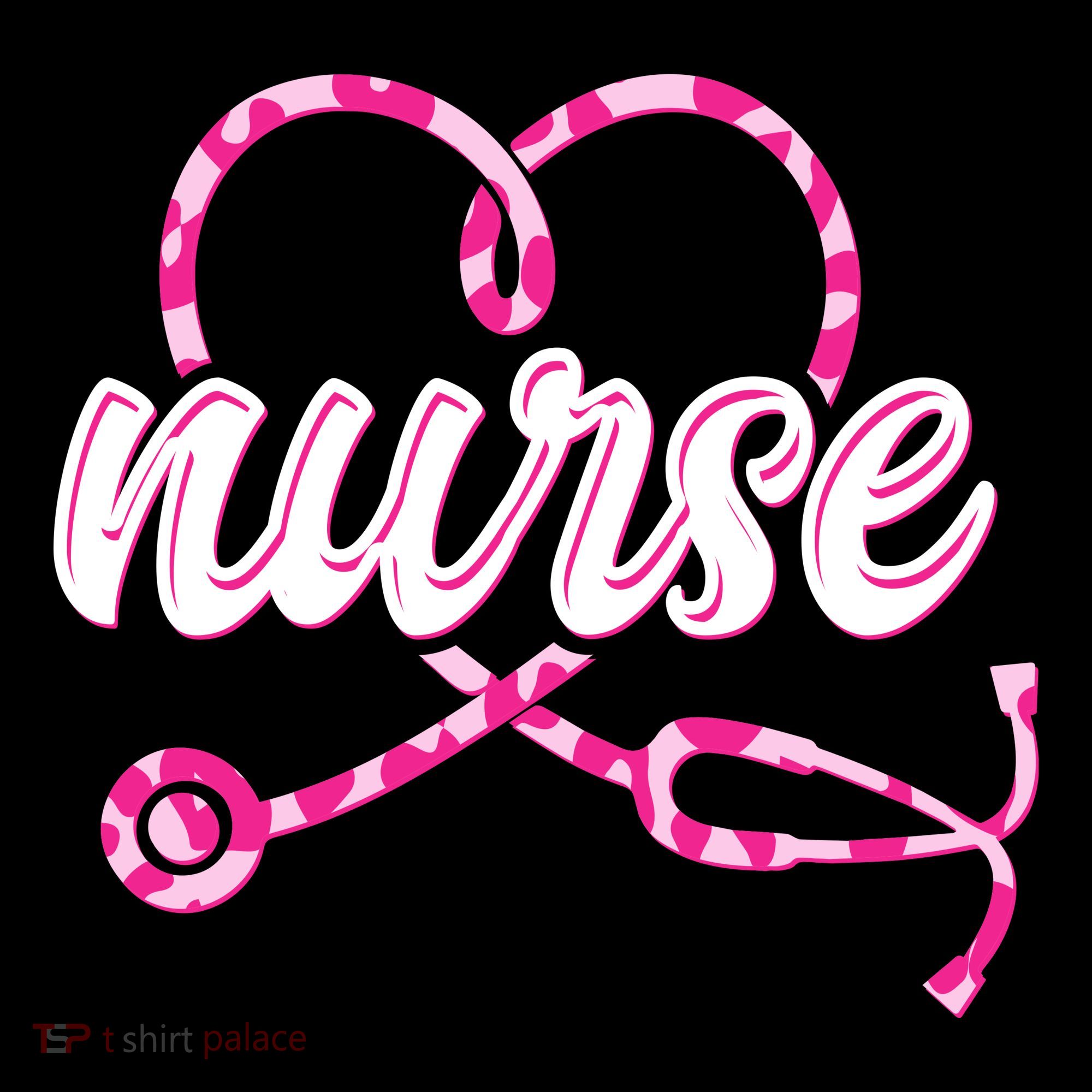 Cute Valentines Day Nurse Heart Stethoscope Women's Hoodie